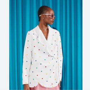 Gucci vault x La Veste rare polka dot scallop blazer